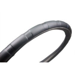 Poťah volantu koža čierny 44-46cm