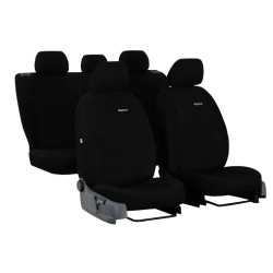 Poťahy pre FIAT SCUDO 2+1 II (2007-2016) Elegance (velour-velour) čierna (vyp)