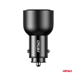 Nabíjačka do auta 2x USB C port + USB A port 12/24V 95W