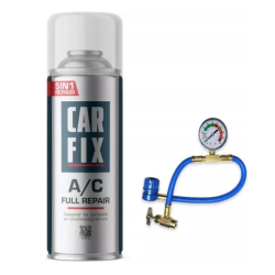 Opravný plyn pre R134a 235g 5v1 + manometer s hadicou CARFIX CFIZ5AN