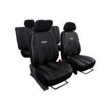 Autopoťahy FIAT LINEA (2007-2013) GT ( Alcantara a eko koža) čierna (vyp)