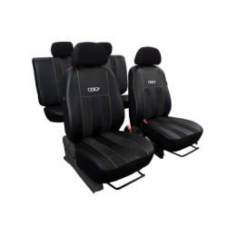 Autopoťahy FIAT LINEA (2007-2013) GT ( Alcantara a eko koža) čierna (vyp)