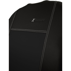 Poťahy pre KIA SPORTAGE V (od 2021) Exclusive Leather (koža) čierna (vyp)