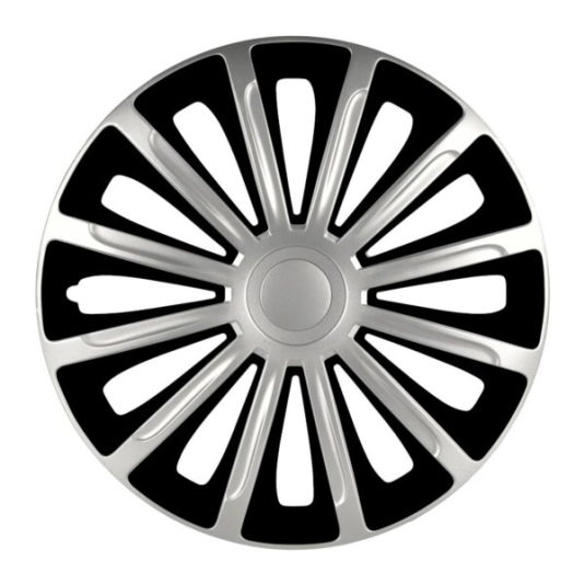 Puklice 14 TREND silver&black