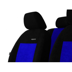 Poťahy pre CITROËN C3 II (2009-2016) Elegance (velour-velour) modrá (vyp)