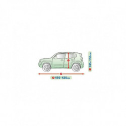 Plachta na auto SUV 410-430x145-155 cm - Garage (rozbalená)