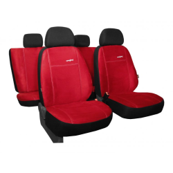 Poťahy pre CITROËN C4 3dverové I (2004-2010) Comfort (Alcantara) červená (vyp)