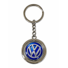 Kovová kľúčenka so živicovou nálepkou s logom auta. Ideálna ako malý darček pre každého majiteľa Volkswagenu.