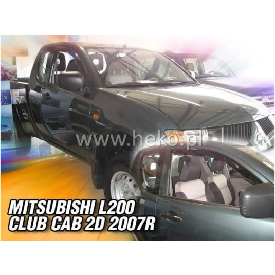 Deflektory MITSUBISHI L 200 CLUB CAB 2D 2005-2015