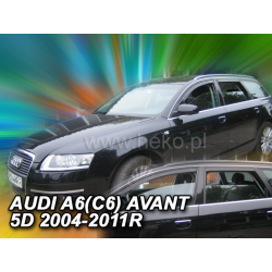 Deflektory AUDI A6 4D (+zadné) (2004-2011)