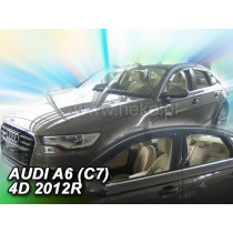 Deflektory AUDI A6 C7 4D (+zadné) Sedan (2011-2018)