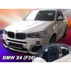 Deflektory BMW X4 F26 (+zadné) (od 2014-2018)