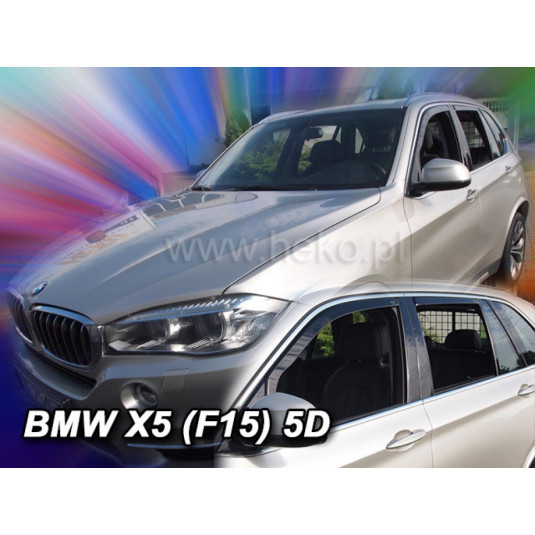 Deflektory BMW X5 F15 5D (+zadné) (od 2013-2019)