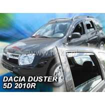 Deflektory DACIA Duster 5D (+zadné) (2010-2018)