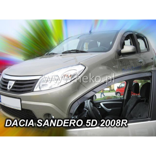 Deflektory DACIA Sandero 5D (2008-2012)