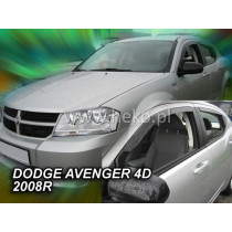 Deflektory DODGE Avenger 4D (+zadné) (2008-2014)