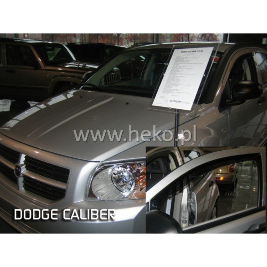 Deflektory DODGE Caliber 5D (+zadné) (od 2006)