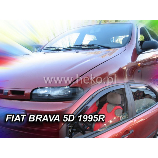 Deflektory FIAT Brava 5D (+zadné) (1995-2001)