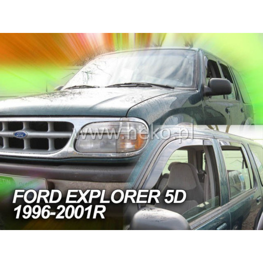 Deflektory FORD Explorer 5D (+zadné) (1996-2001)