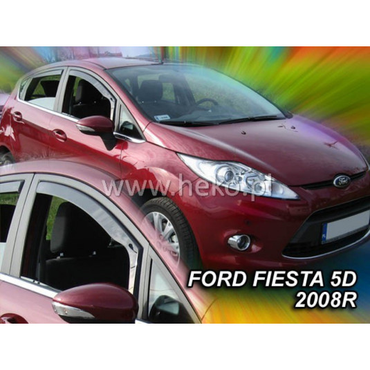 Deflektory FORD Fiesta 3D (2009-2017)