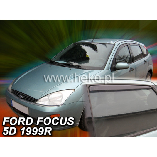 Deflektory FORD Focus I 5D (+zadné) Sedan (1998-2005)