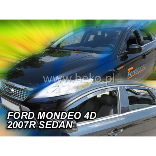 Deflektory FORD Mondeo 4/5D (+zadné) HB/Sedan (od 2007)