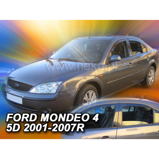 Deflektory FORD Mondeo 4D (+zadné) Combi (2001-2007)