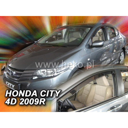 Deflektory HONDA City 4D (od 2008)