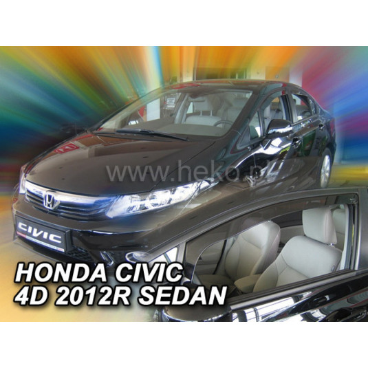 Deflektory HONDA Civic 5D HB (2012-2017)