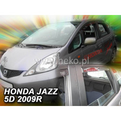 Deflektory HONDA Jazz 5D (+zadné) (2009-2015)