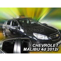 Deflektory CHEVROLET Malibu IV 4D (+zadné) (2012-2015)