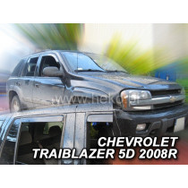 Deflektory CHEVROLET Trailblazet 5D (+zadné) (2002-2009)