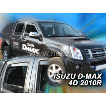 Deflektory ISUZU D-Max 4D 10R (+zadné) (od 2010)