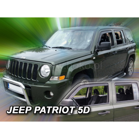 Deflektory JEEP Commander 5D (+zadné) (2006-2010)