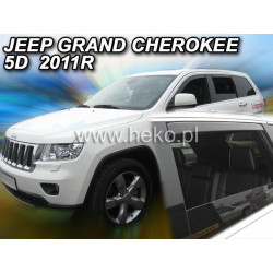 Deflektory JEEP Grand Cherokee 5D (+zadné) (od 2011)