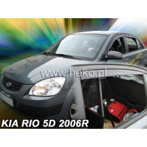 Deflektory KIA Rio 4D (+zadné) Sedan (2005-2011)