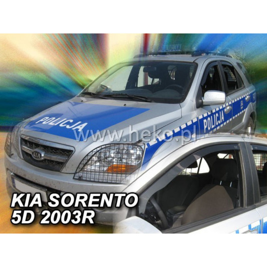 Deflektory KIA Sorento 5D (+zadné) (2002-2009)