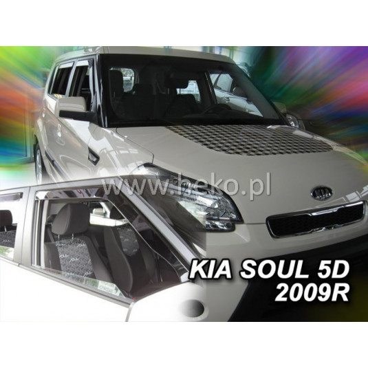 Deflektory KIA Soul 5D (2009-2014)