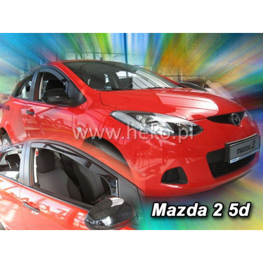 Deflektory MAZDA 2 5D (2009-2014)