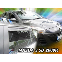 Deflektory MAZDA 3 5D (+zadné) HB (2009-2014)