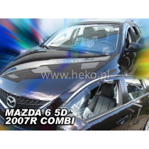 Deflektory MAZDA 6 4D (+zadné) Combi (2007-2013)