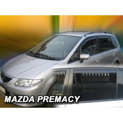 Deflektory MAZDA Premacy 5D (+zadné) (1999-2005)