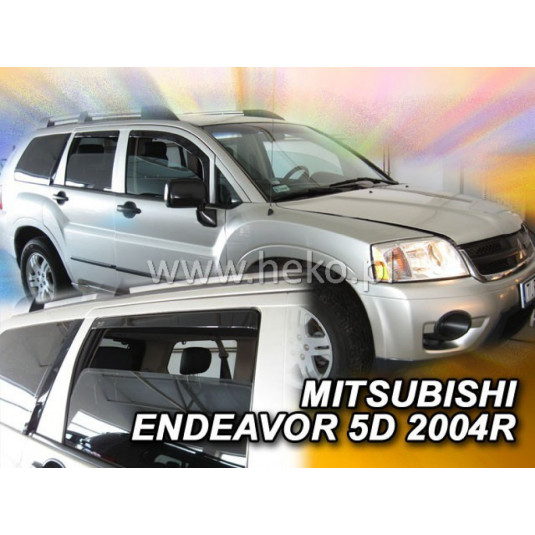 Deflektory MITSUBISHI Endeavor 5D (+zadné) (od 2004)