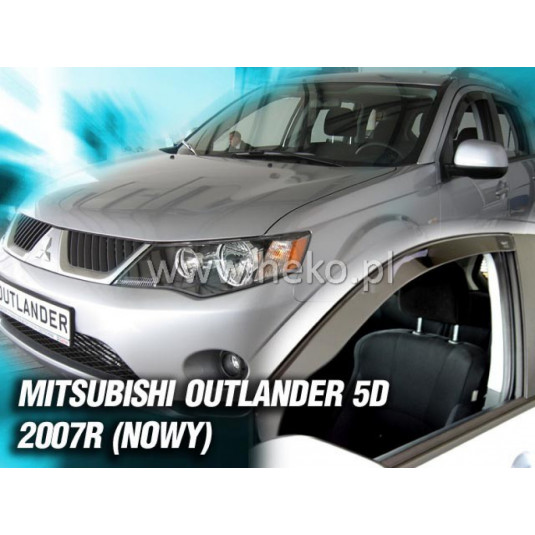 Deflektory MITSUBISHI Outlander 5D (+zadné) (2006-2012)