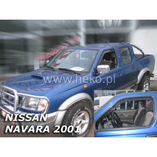 Deflektory NISSAN Navara Pick up 4D (2001-2005)