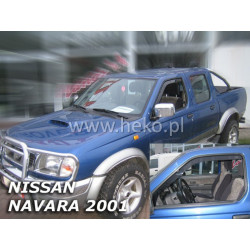 Deflektory NISSAN Navara Pick up 4D (2001-2005)