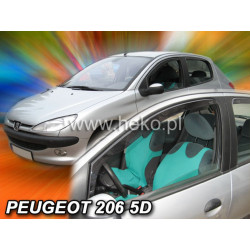 Deflektory PEUGEOT 206 5D (1998-2012)