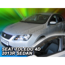 Deflektory SEAT Toledo 4D (+zadné) (od 2013)