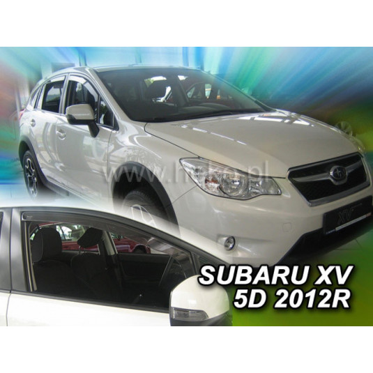 Deflektory SUBARU XV 5D (+zadné) (od 2012)