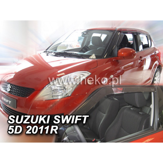 Deflektory SUZUKI Swift IV 5D (od 2010)